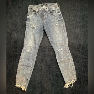 Express Sz 6 Ankle Blue Jean